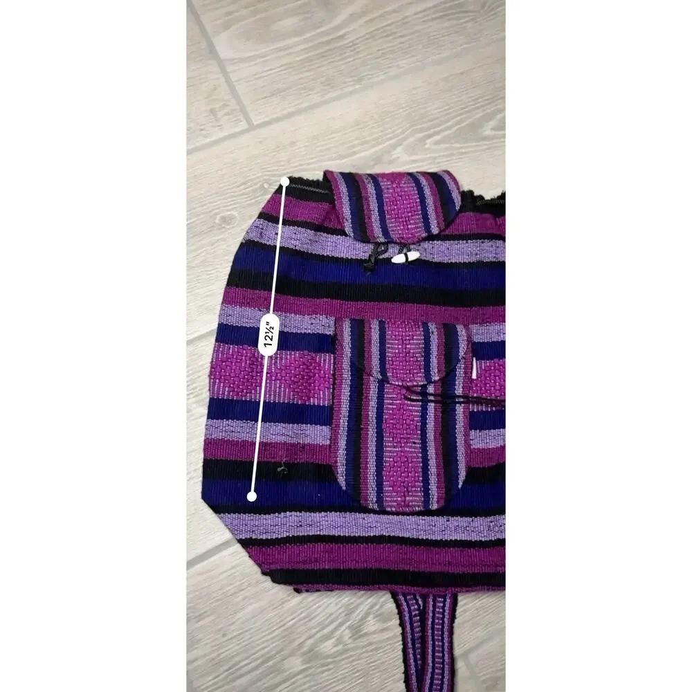 Lillo artisans Hippie Baja Beach Backpack